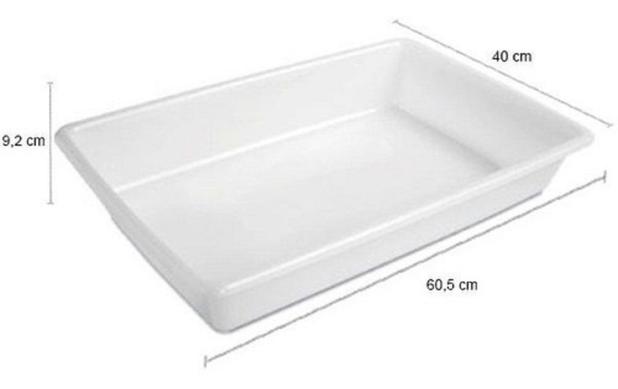 Bandeja Plastica Açougue Congelamento 40 X 60 Cm - Plasvale Menor preço em Bandeja Plastica Açougue Congelamento 40 X 60 Cm - Plasvale