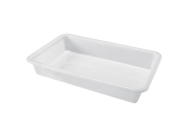 Bandeja Plástica Retangular 38 x 53 cm Branca 12,5 L Plasútil - PLS 096 Menor preço em Bandeja Plástica Retangular 38 x 53 cm Branca 12,5 L Plasútil - PLS 096