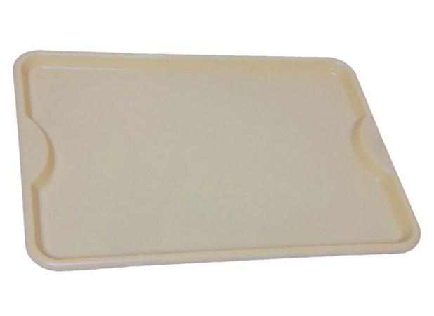 Bandeja Plástico Retangular 48 x 33 cm Bege Supercron - SUP 006 Menor preço em Bandeja Plástico Retangular 48 x 33 cm Bege Supercron - SUP 006