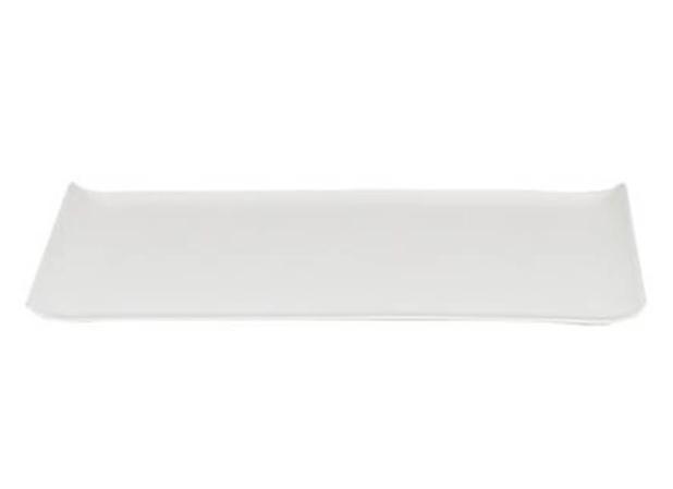 Bandeja Policarbonato Retangular 15 x 50 cm Branco Vemplast - VEM 731 Menor preço em Bandeja Policarbonato Retangular 15 x 50 cm Branco Vemplast - VEM 731