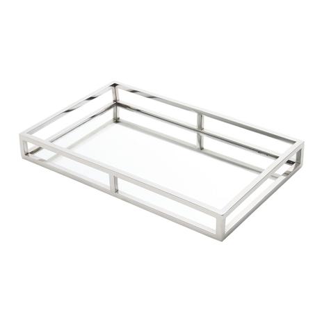 Bandeja Retangular Aço Inox 41x25,5cm Com Espelho Mirror Wolff Menor preço em Bandeja Retangular Aço Inox 41x25,5cm Com Espelho Mirror Wolff