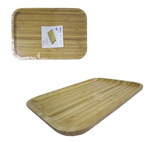Bandeja retangular de bambu 40 x 30cm - Fwb Menor preço em Bandeja retangular de bambu 40 x 30cm - Fwb