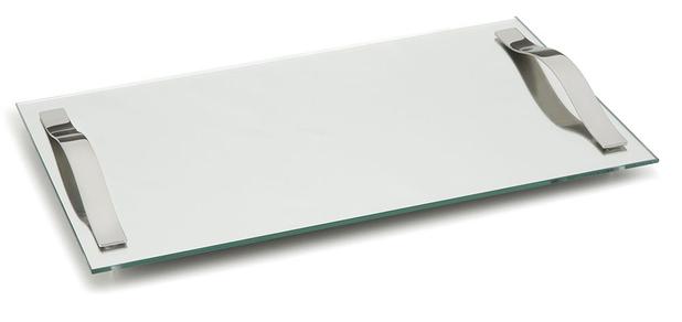 Bandeja Slim 40x25 cm c/ Alças Vidro Temper. Espelhado Forma é boa?