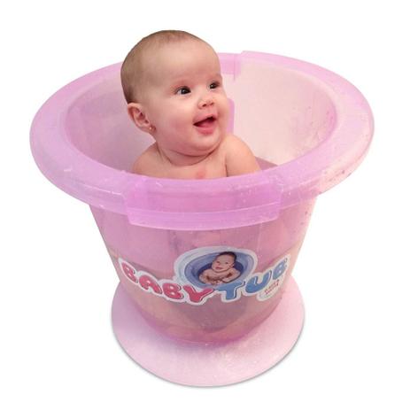 Banheira Babytub - De 0 a 6 Meses - Rosa - Baby Tub Menor preço em Banheira Babytub - De 0 a 6 Meses - Rosa - Baby Tub