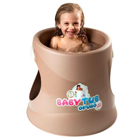 Banheira Babytub Ofurô - De 1 a 6 Anos - Marrom - Baby Tub Menor preço em Banheira Babytub Ofurô - De 1 a 6 Anos - Marrom - Baby Tub