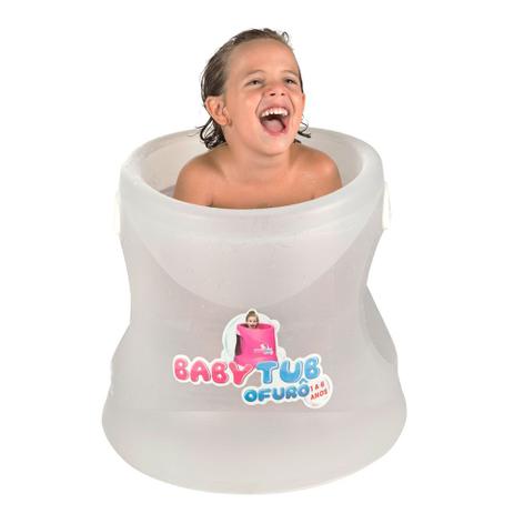 Banheira Babytub Ofurô - De 1 a 6 Anos - Transparente - Baby Tub Menor preço em Banheira Babytub Ofurô - De 1 a 6 Anos - Transparente - Baby Tub