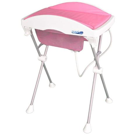 Banheira Banho Bebê Burigotto Tchibum Rosa Com Suporte e Trocador Menor preço em Banheira Banho Bebê Burigotto Tchibum Rosa Com Suporte e Trocador