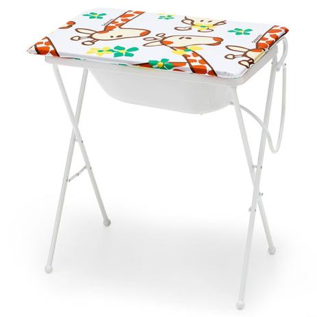 Banheira Bebê Galzerano Plástica Standard Trocador Girafas 7060GIR Menor preço em Banheira Bebê Galzerano Plástica Standard Trocador Girafas 7060GIR