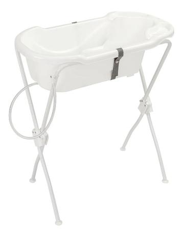 Banheira Bebê Infantil com Suporte Branco Ergonômica Tutti Baby Menor preço em Banheira Bebê Infantil com Suporte Branco Ergonômica Tutti Baby