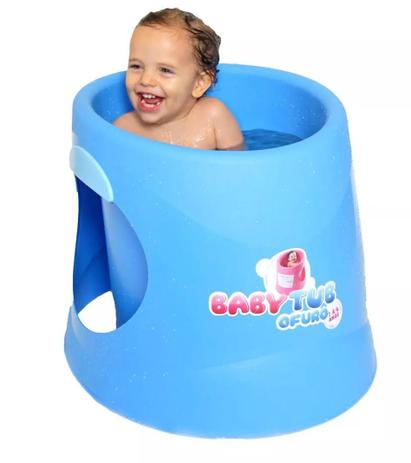 Banheira ofurô relaxante azul Baby Tub