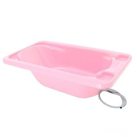 Banheira para Bebê plástica Galzerano Rosa Claro 7055RC Menor preço em Banheira para Bebê plástica Galzerano Rosa Claro 7055RC