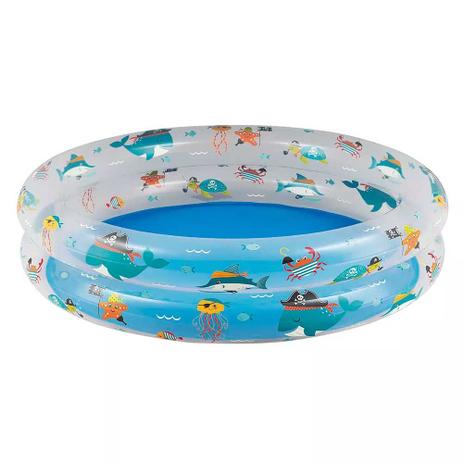 Banheira Piscina Infantil Fundo Do Mar Inflável 90L - Mor Menor preço em Banheira Piscina Infantil Fundo Do Mar Inflável 90L - Mor