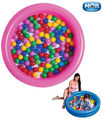 Banheira Piscina Inflável Com Bolinhas Infantil Criança Mor Menor preço em Banheira Piscina Inflável Com Bolinhas Infantil Criança Mor