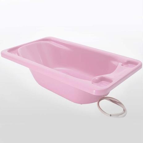 Banheira Rígida Rosa Claro - Galzerano Menor preço em Banheira Rígida Rosa Claro - Galzerano