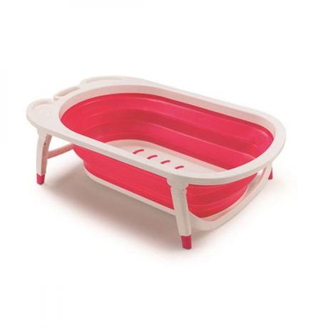 Banheira Weego Dobrável Flexi Bath Rosa - 4039 Menor preço em Banheira Weego Dobrável Flexi Bath Rosa - 4039