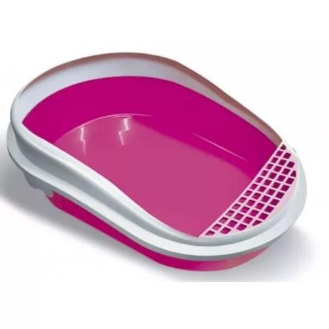 Banheiro Bandeja Para Gato Smart Com Arco Rosa - Furacão pet Menor preço em Banheiro Bandeja Para Gato Smart Com Arco Rosa - Furacão pet
