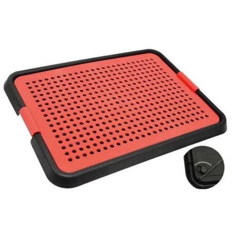 Banheiro Portátil Higiênico Para Cachorros Xixi Fácil Furacão Pet - Vermelho Menor preço em Banheiro Portátil Higiênico Para Cachorros Xixi Fácil Furacão Pet - Vermelho