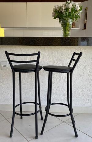Banqueta Alta 70cm - LM Metais Menor preço em Banqueta Alta 70cm - LM Metais