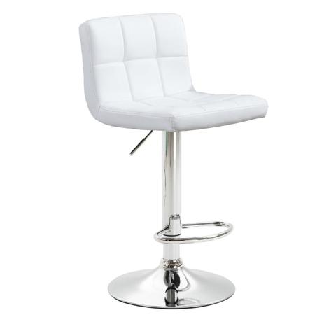 Banqueta Design em Couro P.u Giratória Pelegrin PEL-1458 Branca é boa?