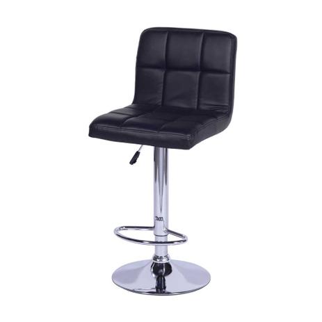 Banqueta Giratória com encosto Gomo em couro ecologico Preta com ajuste de altura OR 6609 - Ordesign é ruim? Banqueta Giratória com encosto Gomo em couro ecologico Preta com ajuste de altura OR 6609 - Ordesign é boa?