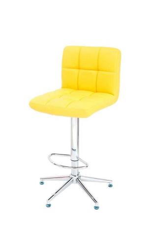 Banqueta Gomos Amarela Base Estrela - Futura design Menor preço em Banqueta Gomos Amarela Base Estrela - Futura design