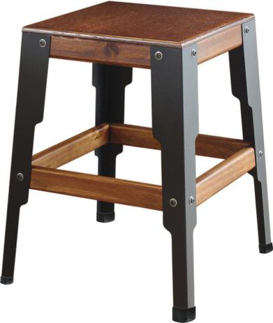 Banqueta Industrial Baixa Bar Cozinha Madeira 45x40Cm - Ndi Menor preço em Banqueta Industrial Baixa Bar Cozinha Madeira 45x40Cm - Ndi