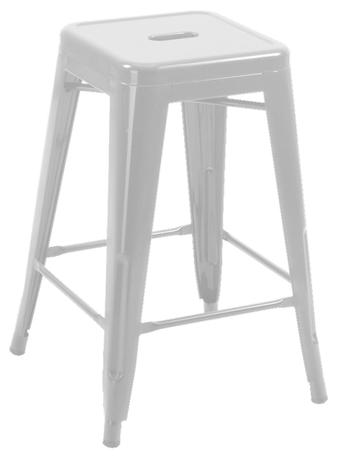 Banqueta Industrial Iron Branca Media 67 cm (ALT) - 24881 - Sun house Menor preço em Banqueta Industrial Iron Branca Media 67 cm (ALT) - 24881 - Sun house