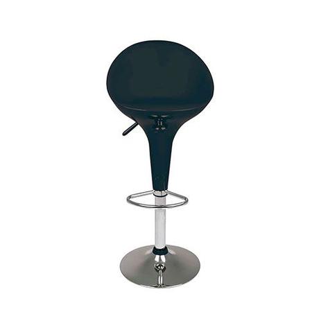 Banqueta lotus c/ encosto preta - mor Menor preço em Banqueta lotus c/ encosto preta - mor