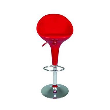 BANQUETA LOTUS C/ ENCOSTO VERMelha - MOR Menor preço em BANQUETA LOTUS C/ ENCOSTO VERMelha - MOR