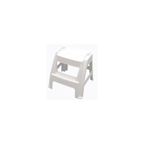 Banqueta plastica monobloco com escada paiva branca - Tramontina Menor preço em Banqueta plastica monobloco com escada paiva branca - Tramontina