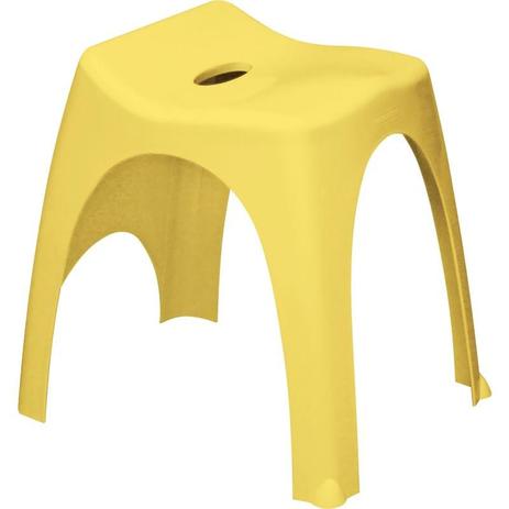 Banqueta plastica monobloco enseada amarela - Tramontina Menor preço em Banqueta plastica monobloco enseada amarela - Tramontina