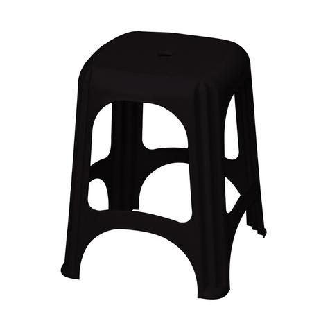 Banqueta plastica monobloco niteroi preta - Tramontina Menor preço em Banqueta plastica monobloco niteroi preta - Tramontina