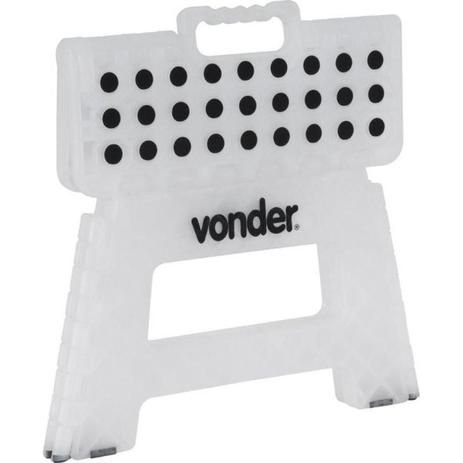 Banqueta Plástica Multiuso Dobrável Capacidade 150 KG VONDER Menor preço em Banqueta Plástica Multiuso Dobrável Capacidade 150 KG VONDER