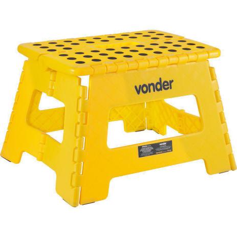 Banqueta Plástica Multiuso Dobrável Capacidade 150Kg 22cm C/ Alça - Vonder é boa?