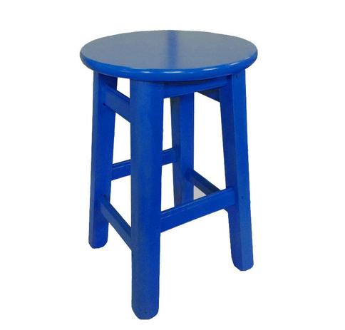 Banqueta Prisma Banco Baixo de Madeira Maciça Azul - Flex mesas e cadeiras é ruim? Banqueta Prisma Banco Baixo de Madeira Maciça Azul - Flex mesas e cadeiras é boa?