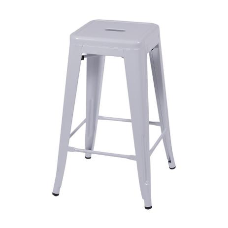 Banqueta Retro Alta Bar Cozinha 41,5x41cm Aço Branco - Or design Menor preço em Banqueta Retro Alta Bar Cozinha 41,5x41cm Aço Branco - Or design