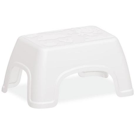 Banquinho em plastico monobloco catty branco - Tramontina Menor preço em Banquinho em plastico monobloco catty branco - Tramontina