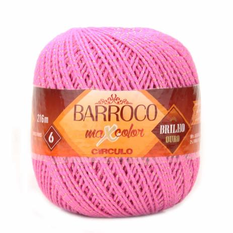 Barbante Barroco Maxcolor Brilho Ouro N06 200g Círculo - Circulo Menor preço em Barbante Barroco Maxcolor Brilho Ouro N06 200g Círculo - Circulo