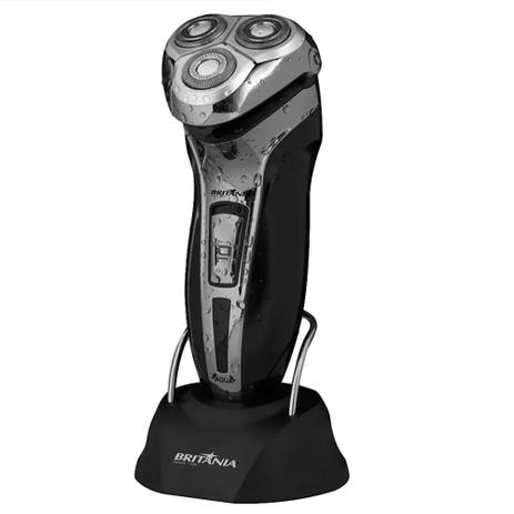 Barbeador Elétrico Britânia Aqua Bivolt - Prata Menor preço em Barbeador Elétrico Britânia Aqua Bivolt - Prata