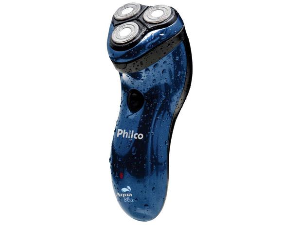 Barbeador Elétrico Philco Aqua Bue Seco e Molhado - 1 Velocidade Menor preço em Barbeador Elétrico Philco Aqua Bue Seco e Molhado - 1 Velocidade