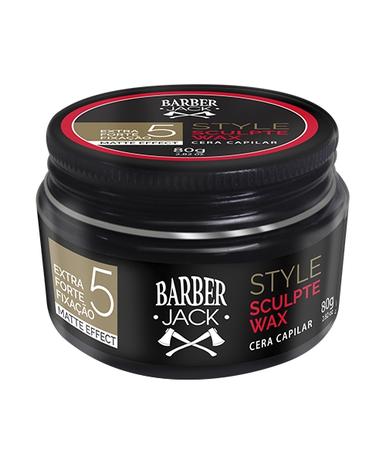 Barber jack cera capilar style sculpte wax 5 80g é boa?