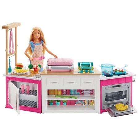 Barbie Cozinha De Luxo Da Barbie FRH73 - Mattel Menor preço em Barbie Cozinha De Luxo Da Barbie FRH73 - Mattel