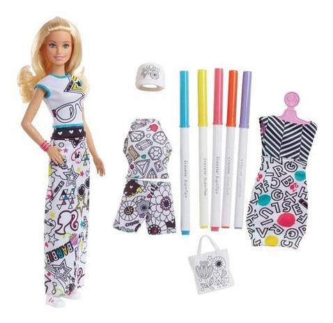 Barbie crayola pintando seu estilo mattel Clearance
