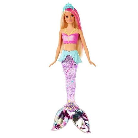 Barbie Dreamtopia Sereia Luzes Arco-iris Gfl82 Mattel Menor preço em Barbie Dreamtopia Sereia Luzes Arco-iris Gfl82 Mattel