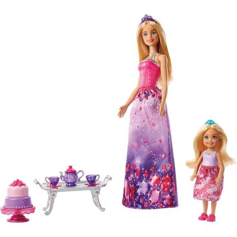 Barbie FAN Barbie e Chelsea Hora CHA Mattel FPL88 Menor preço em Barbie FAN Barbie e Chelsea Hora CHA Mattel FPL88
