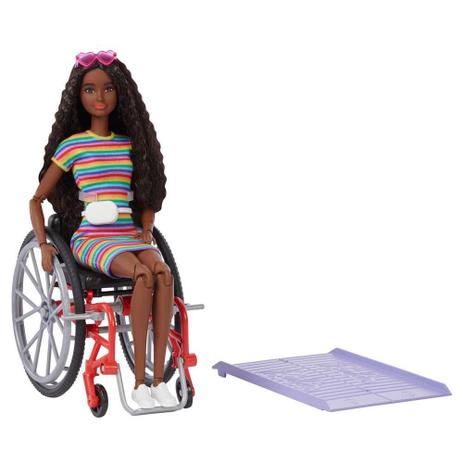 Barbie Fashionista Cadeira de Rodas Cabelo Cacheado - Mattel Menor preço em Barbie Fashionista Cadeira de Rodas Cabelo Cacheado - Mattel