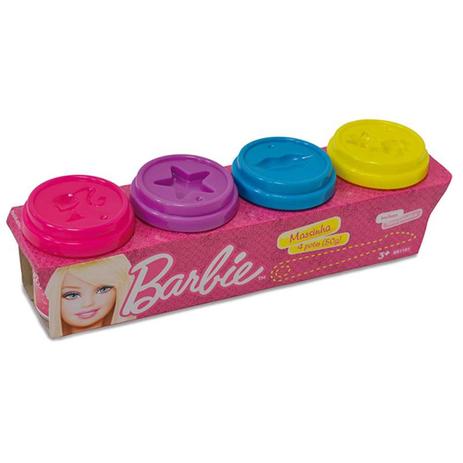 Barbie Kit 4 Potes Massinha - Barão BB1101 é boa?