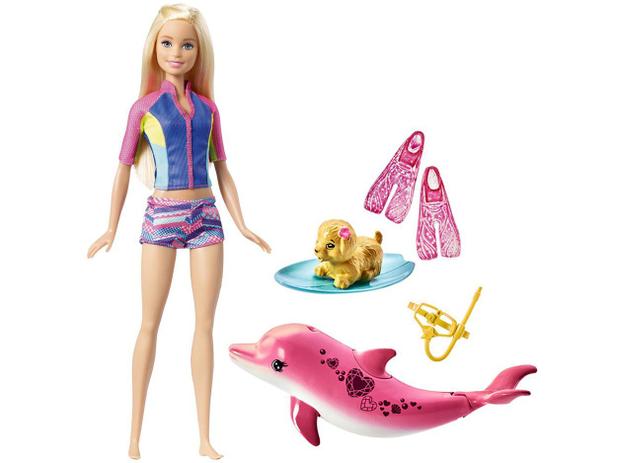 Barbie Mergulhando com Bichinhos com Acessórios - Mattel