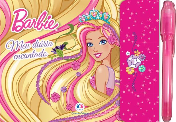 Barbie - Meu diário encantado - Com caneta mágica Menor preço em Barbie - Meu diário encantado - Com caneta mágica