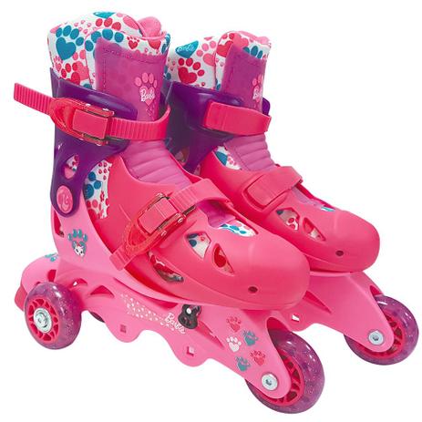 Barbie Patins 3 Rodas 29/32 com Acessórios - Fun Divirta-Se Menor preço em Barbie Patins 3 Rodas 29/32 com Acessórios - Fun Divirta-Se